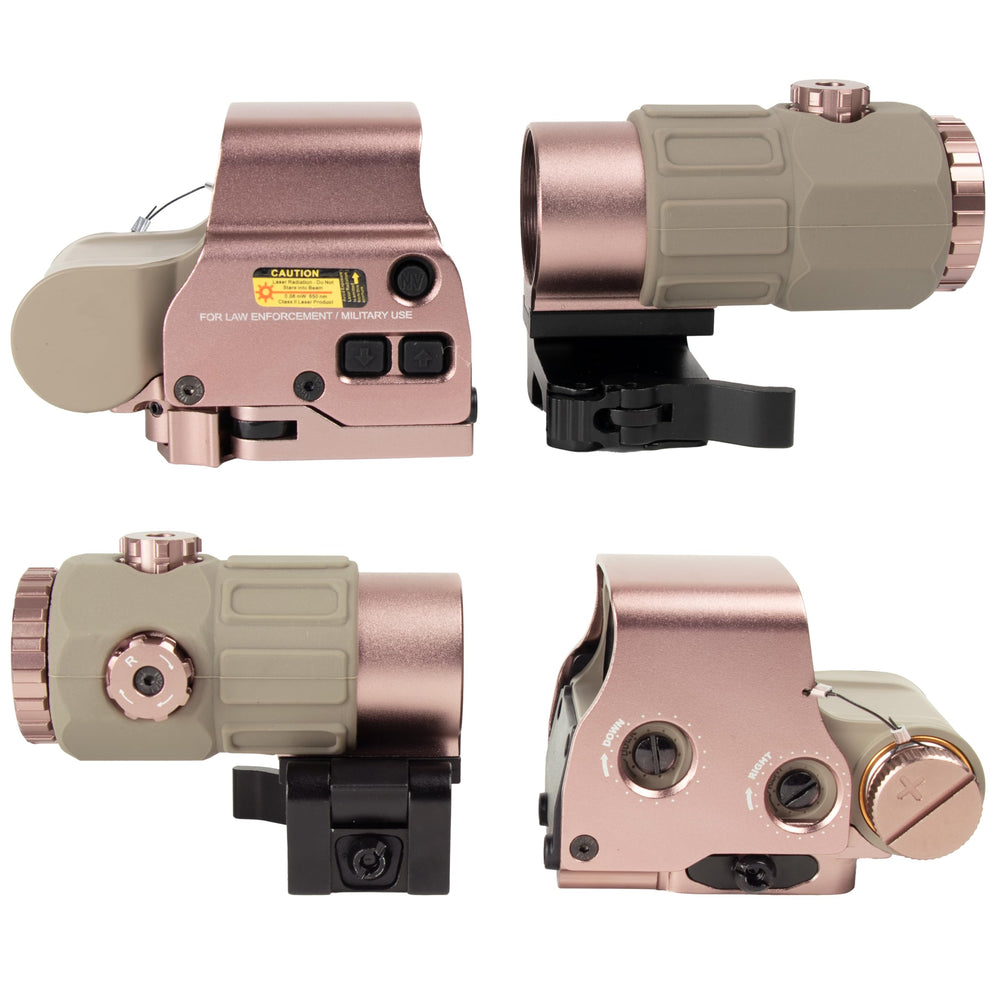 Bravary 558 with 3x magnifier for precise medium-range shots.