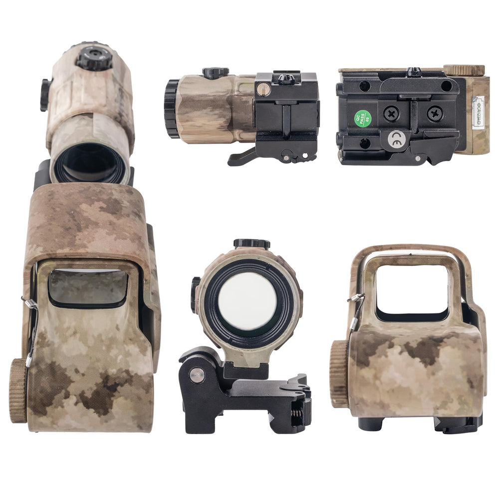 Bravary 558 G43 3X magnifier view for mid-range clarity