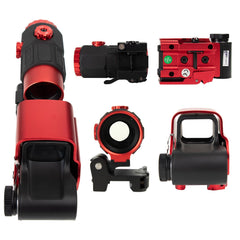 Bravary 558 with G43 3x magnifier in use for rapid shots.