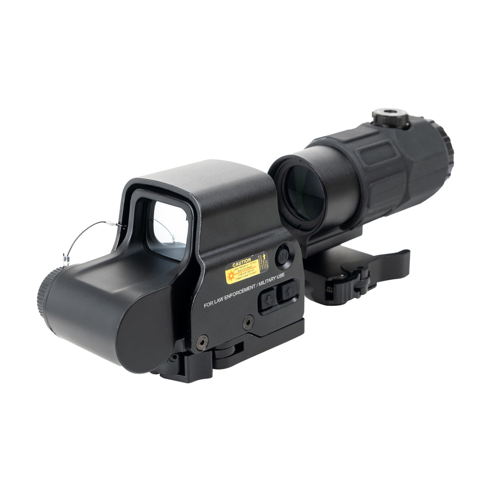 Bravary 558 holographic sight top view for fast target acquisition.