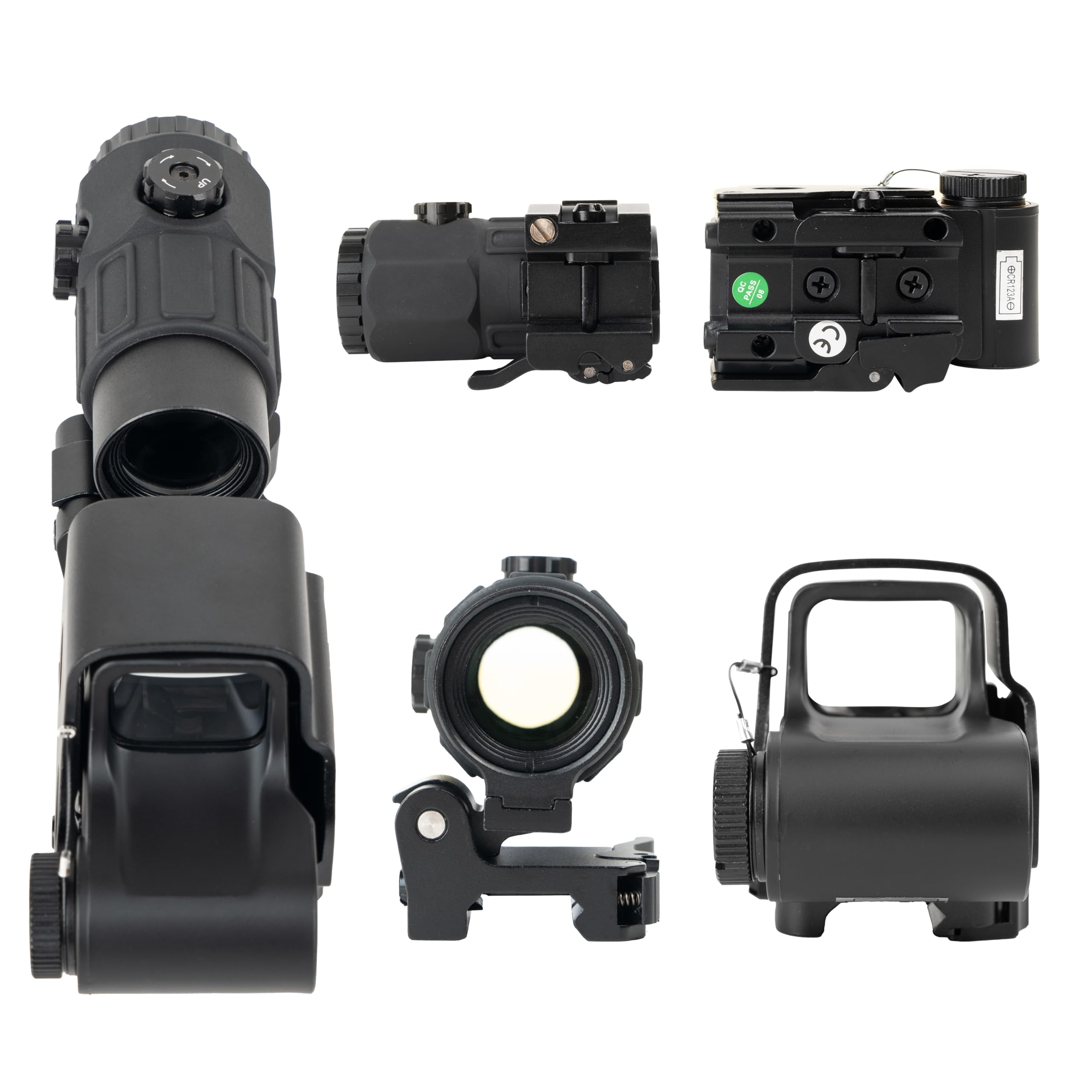Bravary G45 5x magnifier compact setup enabling detailed target recognition.