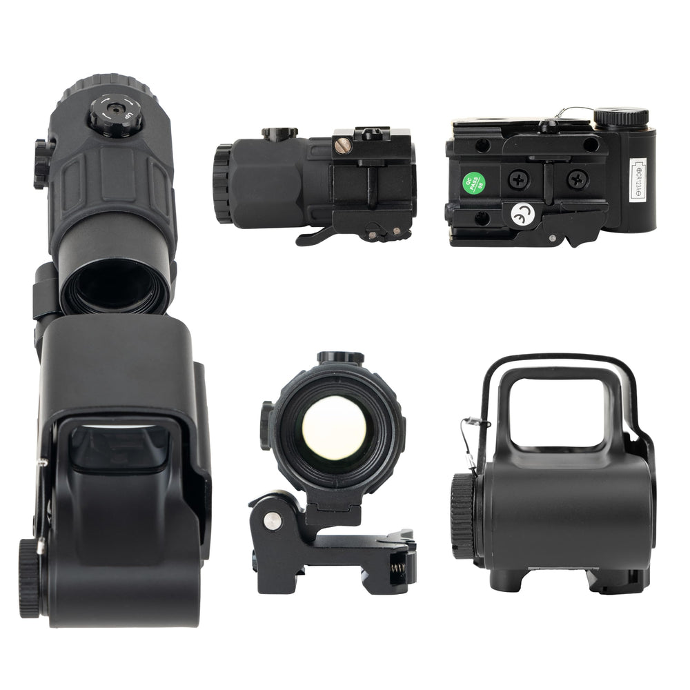 Bravary G45 5x magnifier compact setup enabling detailed target recognition.