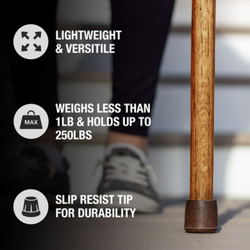 Brazos Hitchhiker handle close-up emphasizes comfortable thumb-up grip