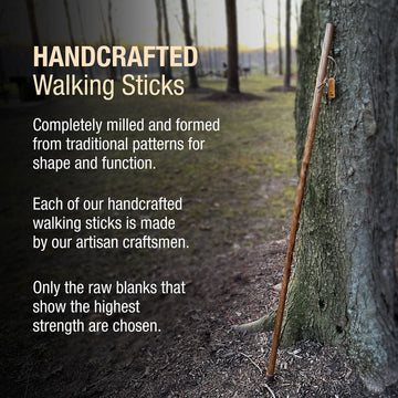 Brazos red walking stick in travel pack ready for transport.