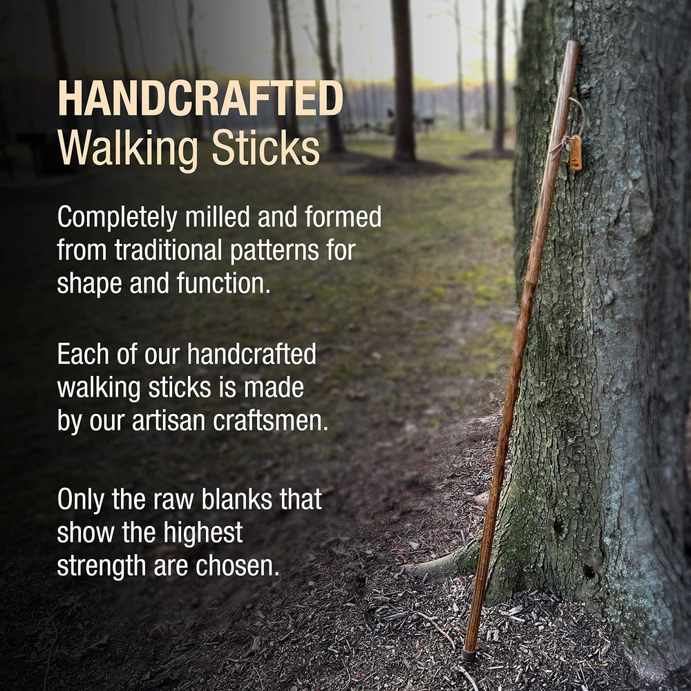 Brazos red walking stick in travel pack ready for transport.