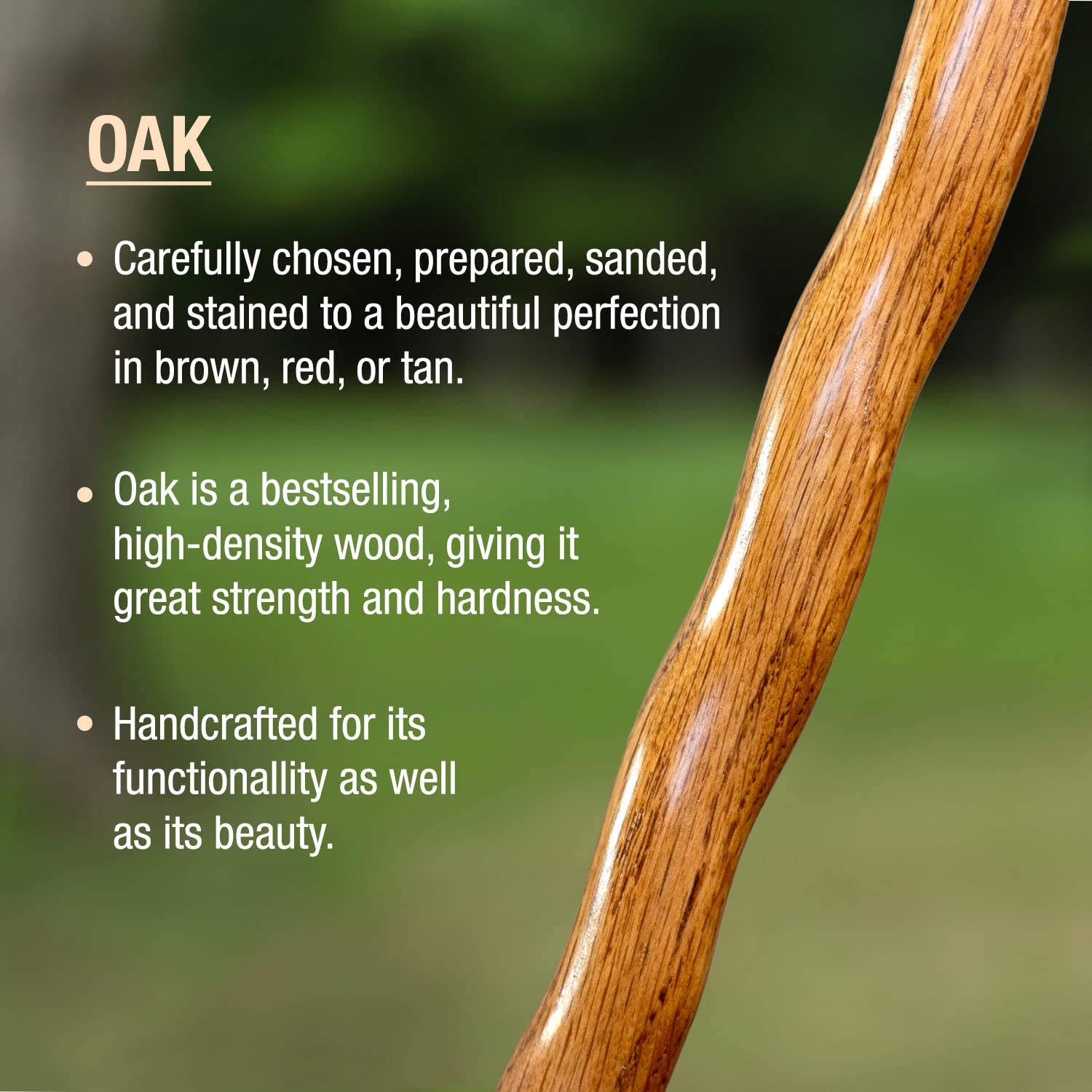 Brazos twisted oak wood grain detail highlighting natural beauty.