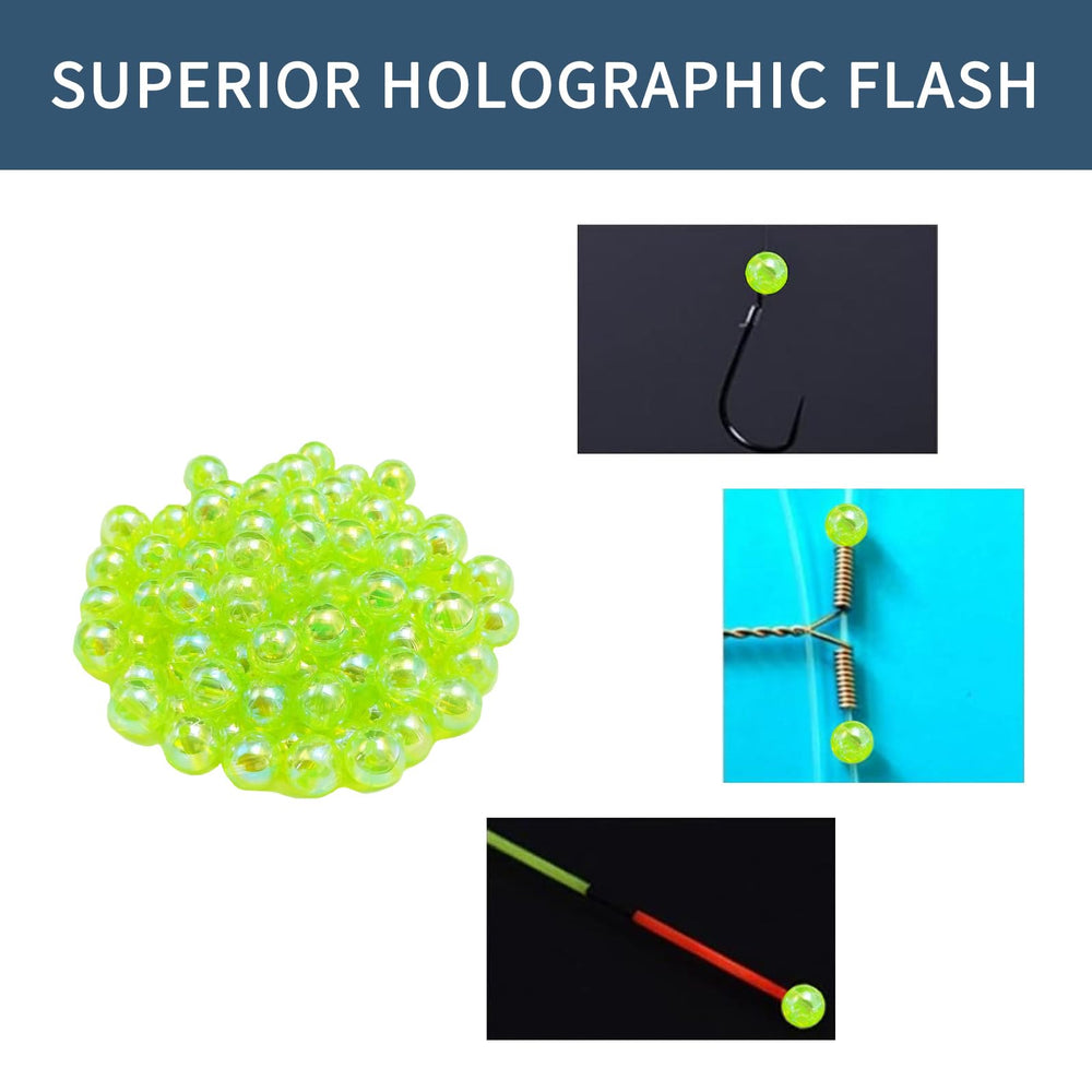 Durable hard plastic BRBASAP fishing beads