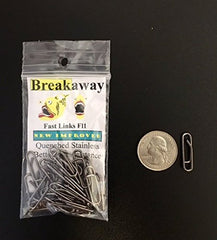 Breakaway Fast Link 30 Pack—stainless steel, quick-change rig system for saltwater setups.