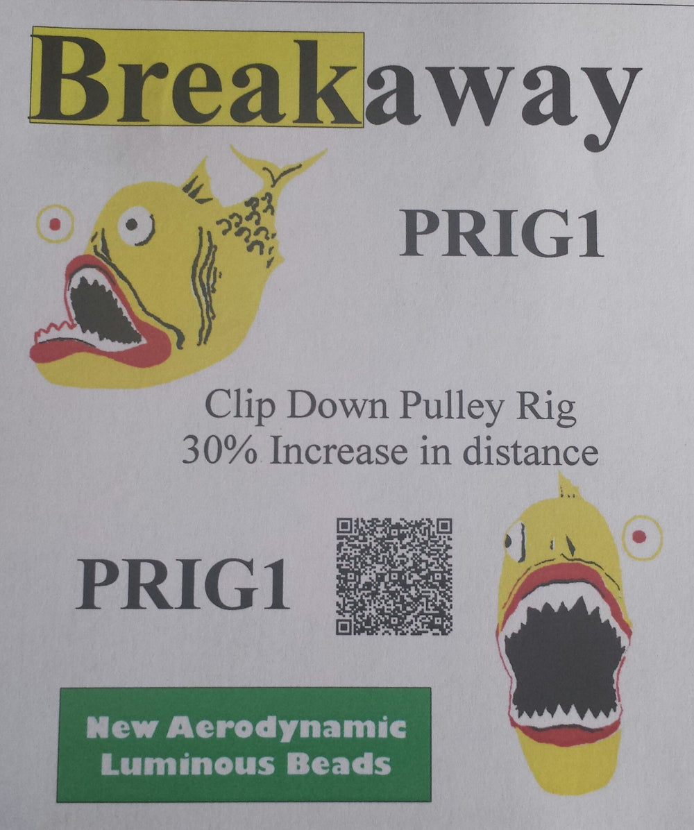 Breakaway Tackle PRIG1 Pulley Rig demonstrates smooth line release for controlled bait presentation.