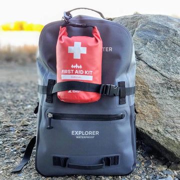Breakwater Supply survival poncho provides weather protection during sudden showers