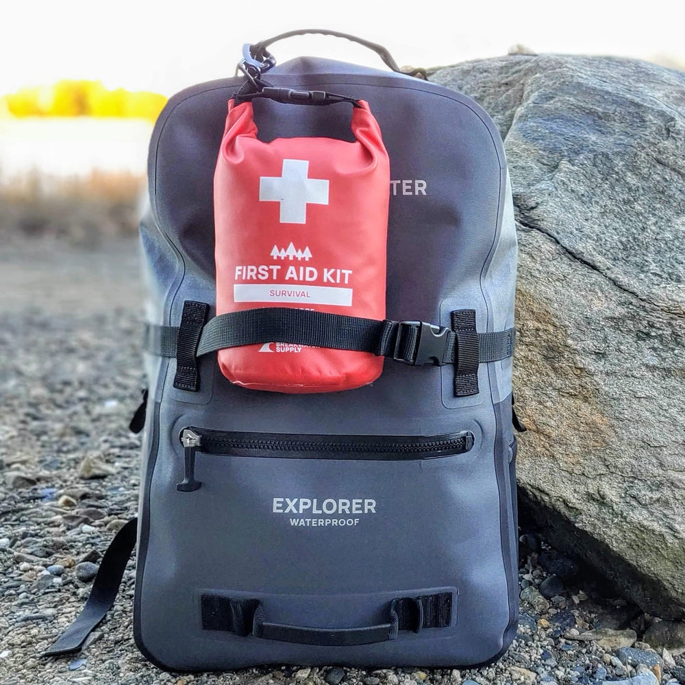 Breakwater Supply survival poncho provides weather protection during sudden showers