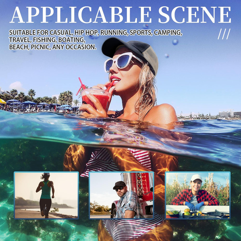 Hat displayed in packaging