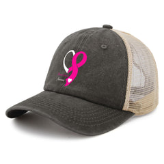Side view of the trucker hat