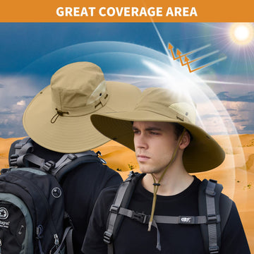 Breathable mesh panel sun hat for hot days