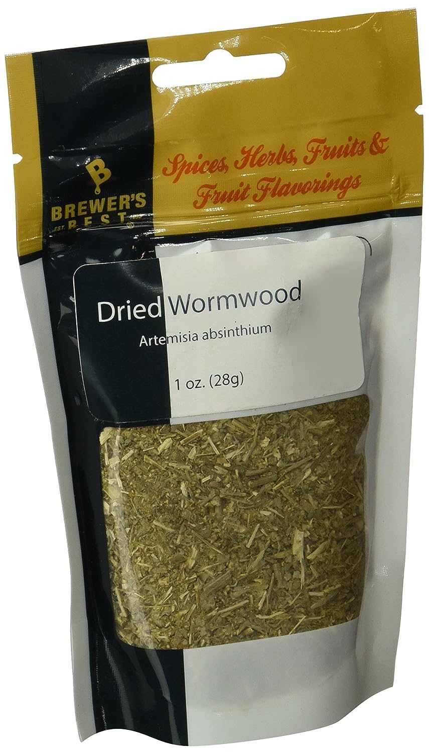 Brewer's Best dried wormwood 1oz package for historic recipe experiments.