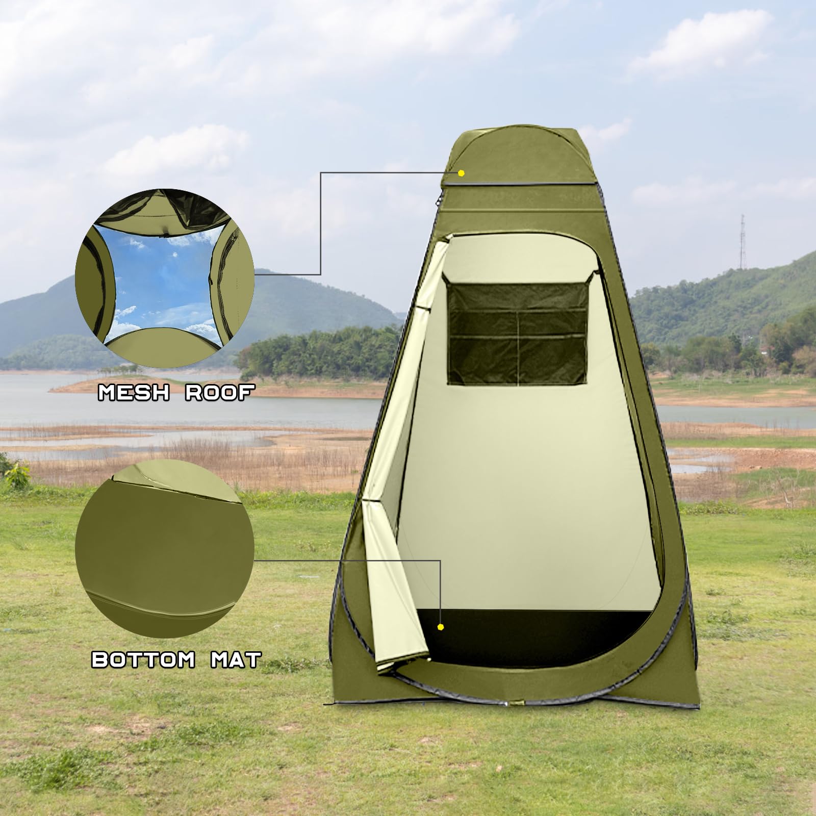 BRIAN & DANY mosquito nets promote ventilation while keeping insects out.