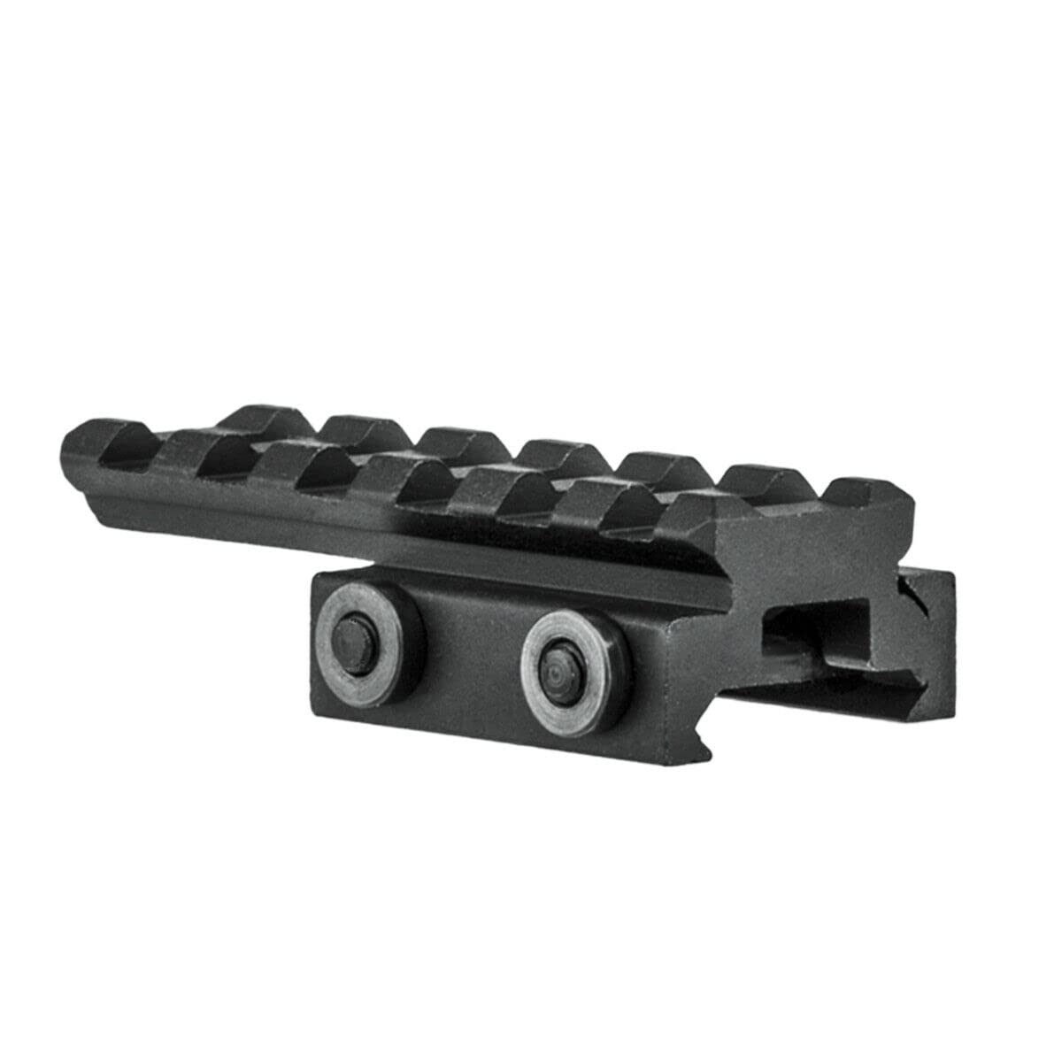 BRIDGEMOUNT Lion Gears 2.5-inch long riser with 6 slots enables versatile forward backward mounting.