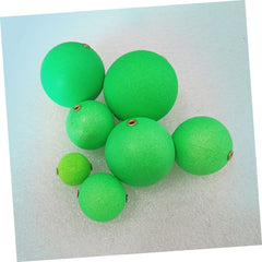 BRIGHTFUFU bobber foam ball on water improving visibility to spot bites from afar.