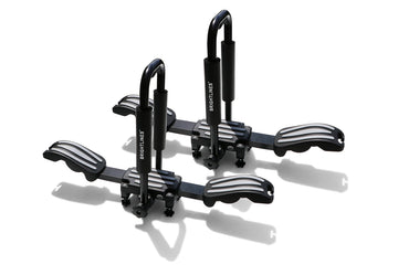 BRIGHTLINES kayak rack front view shows compact profile.