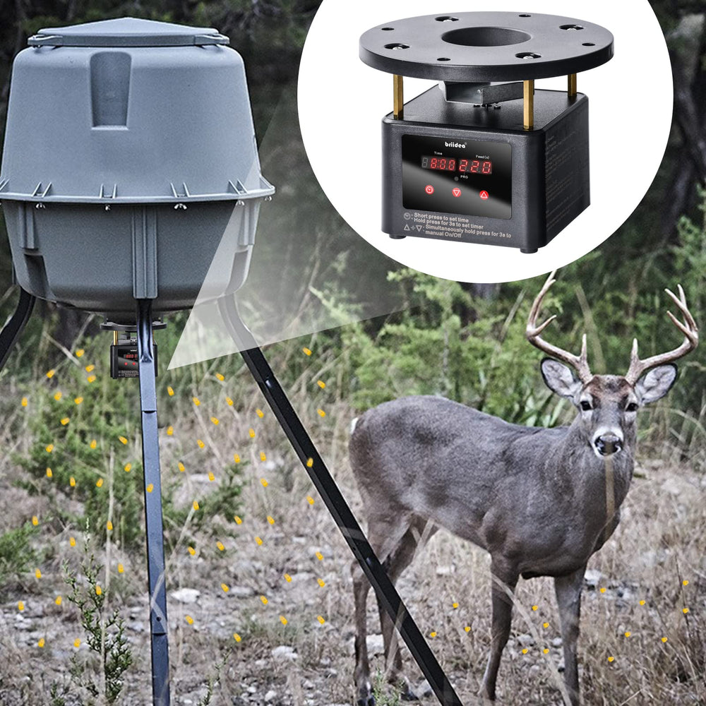 briidea Deer Feeder Timer — All-in-One Motor & Programmable Digital Ti ...
