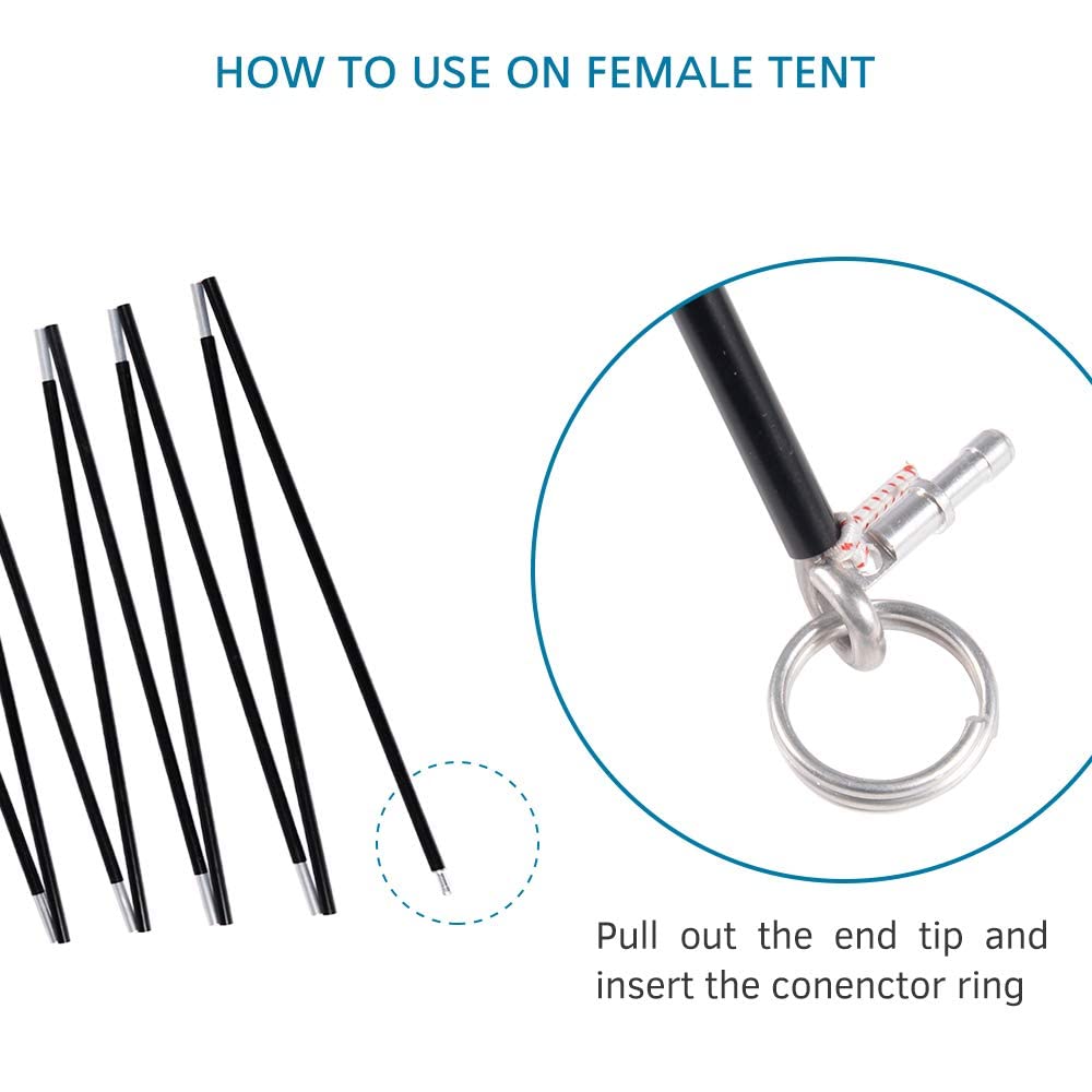 BRILLIANCE4U adjustable-length pole sections illustrate resize capability