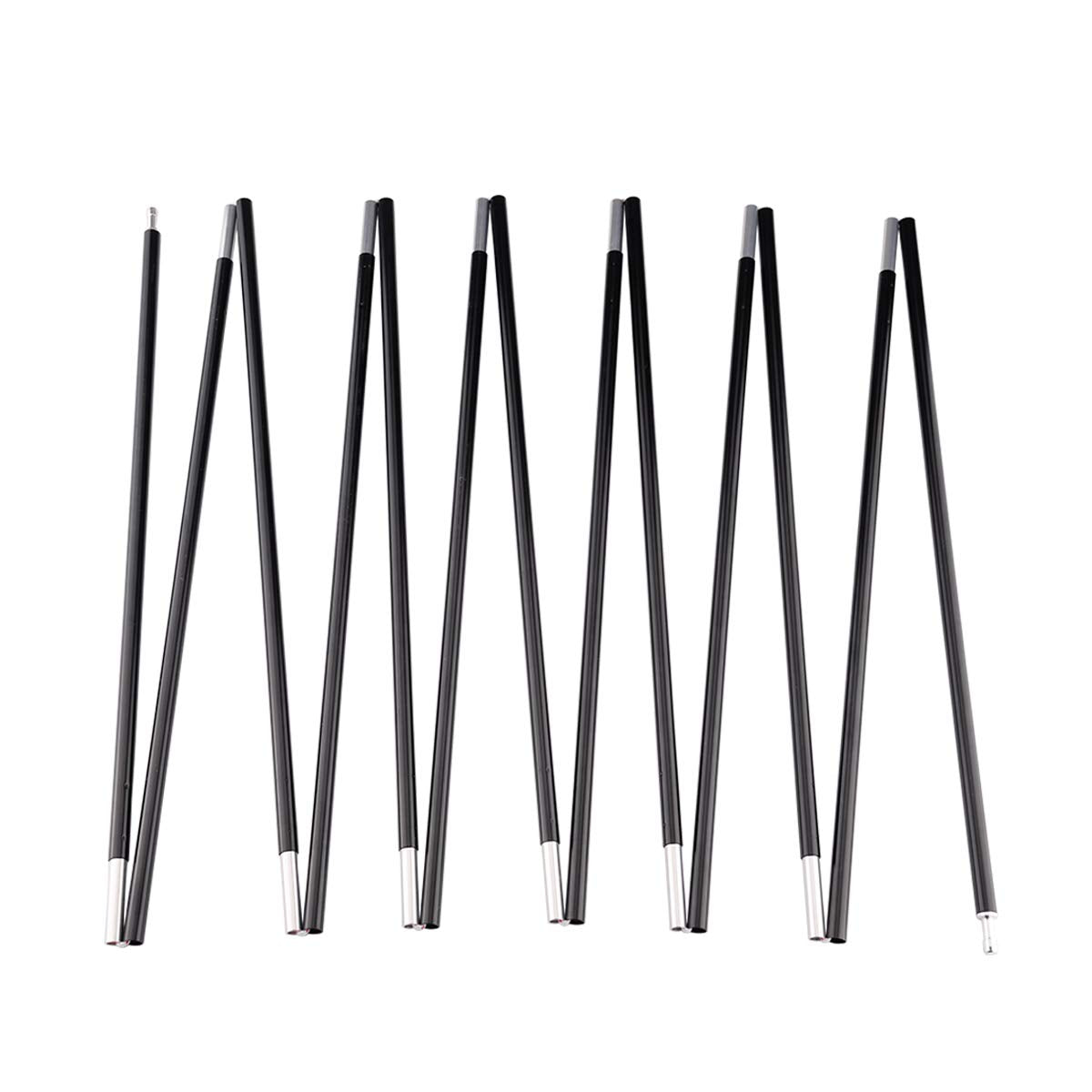 BRILLIANCE4U tent poles replacement shown at full 16ft 4.5in length for on-site repairs
