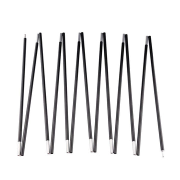 BRILLIANCE4U tent poles replacement shown at full 16ft 4.5in length for on-site repairs
