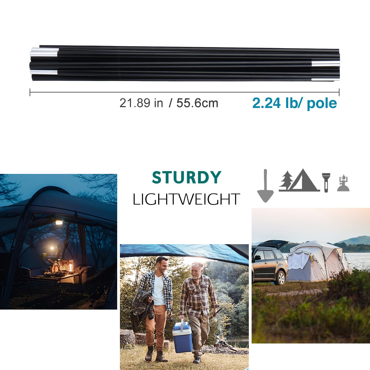 BRILLIANCE4U weather-resistant black finish resists rust during seaside days.