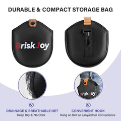 Compact folded design with storage bag for Briskjoy landing net