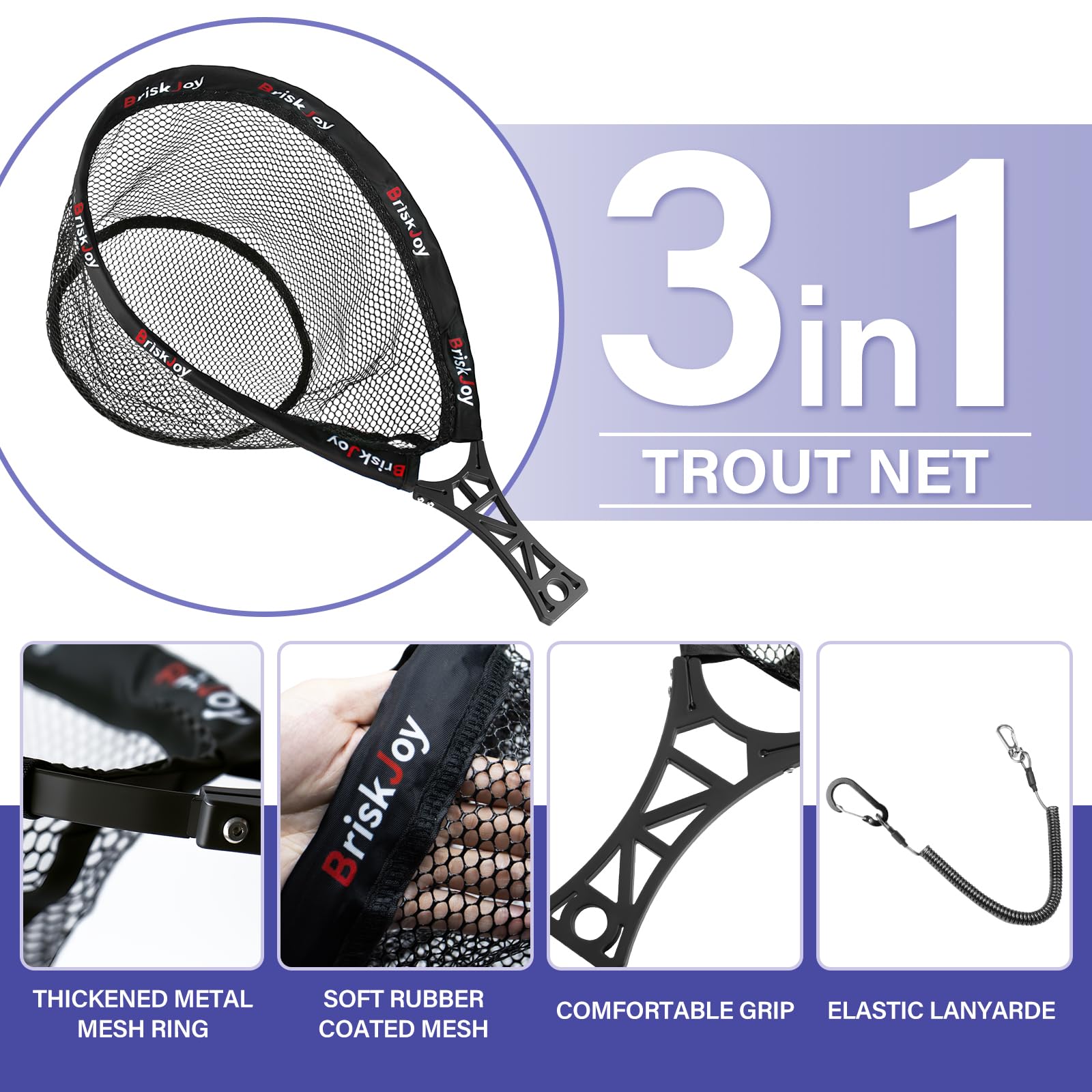 Net in kayak or wading scenario demonstrating versatility