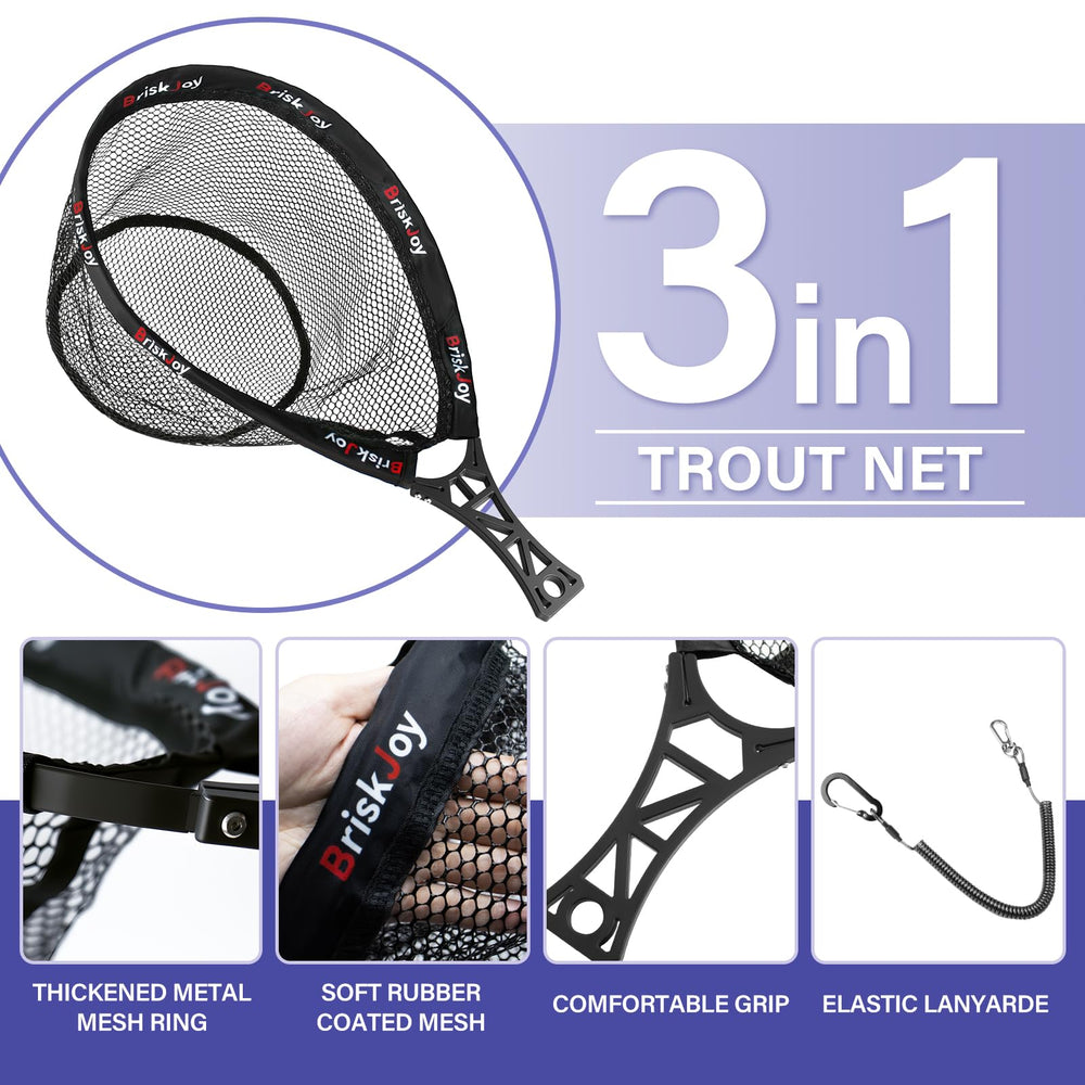 Net in kayak or wading scenario demonstrating versatility