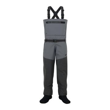 BRIVER Max Comfort chest wader shows waterproof, breathable nylon seams for dry days by the river.