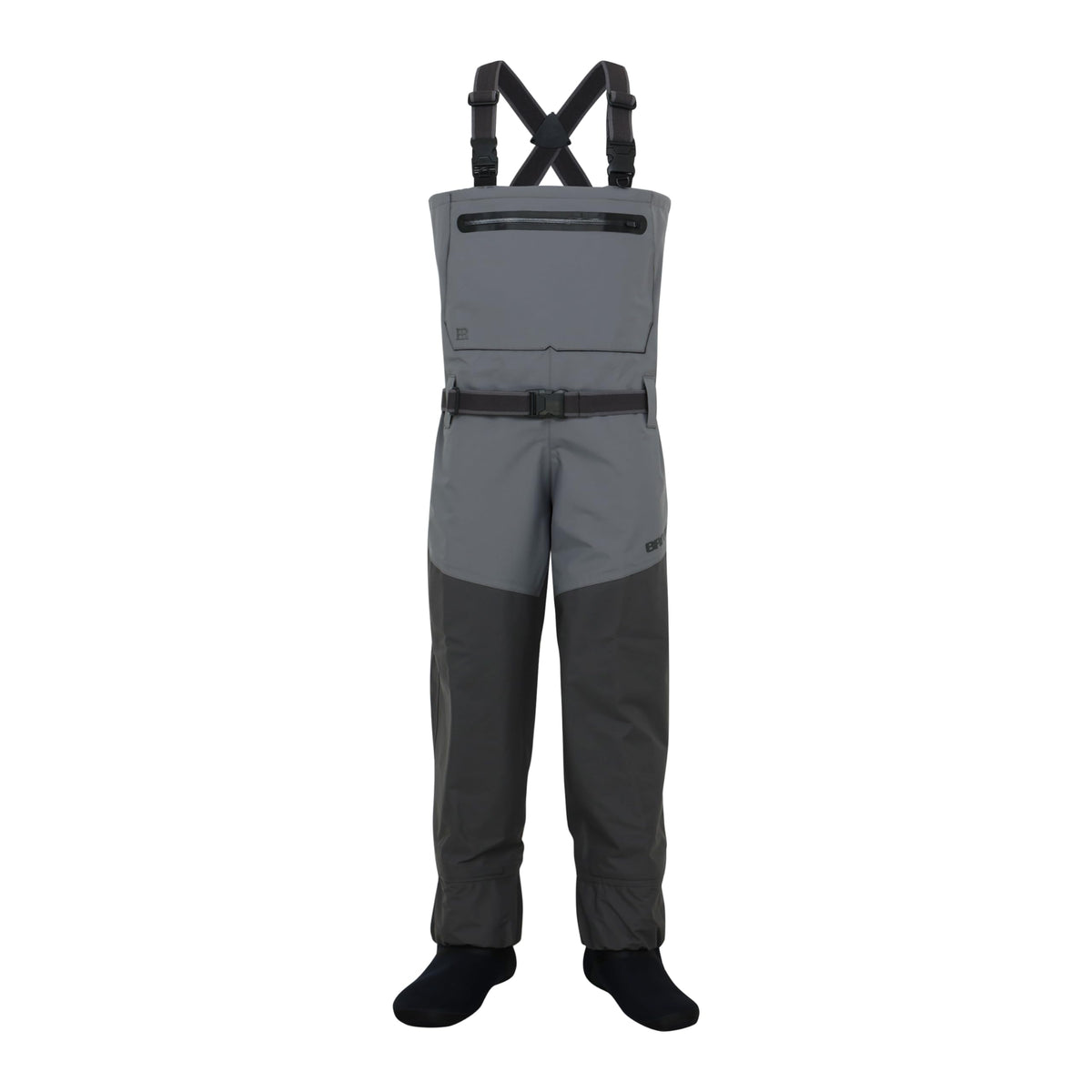 BRIVER Max Comfort chest wader shows waterproof, breathable nylon seams for dry days by the river.