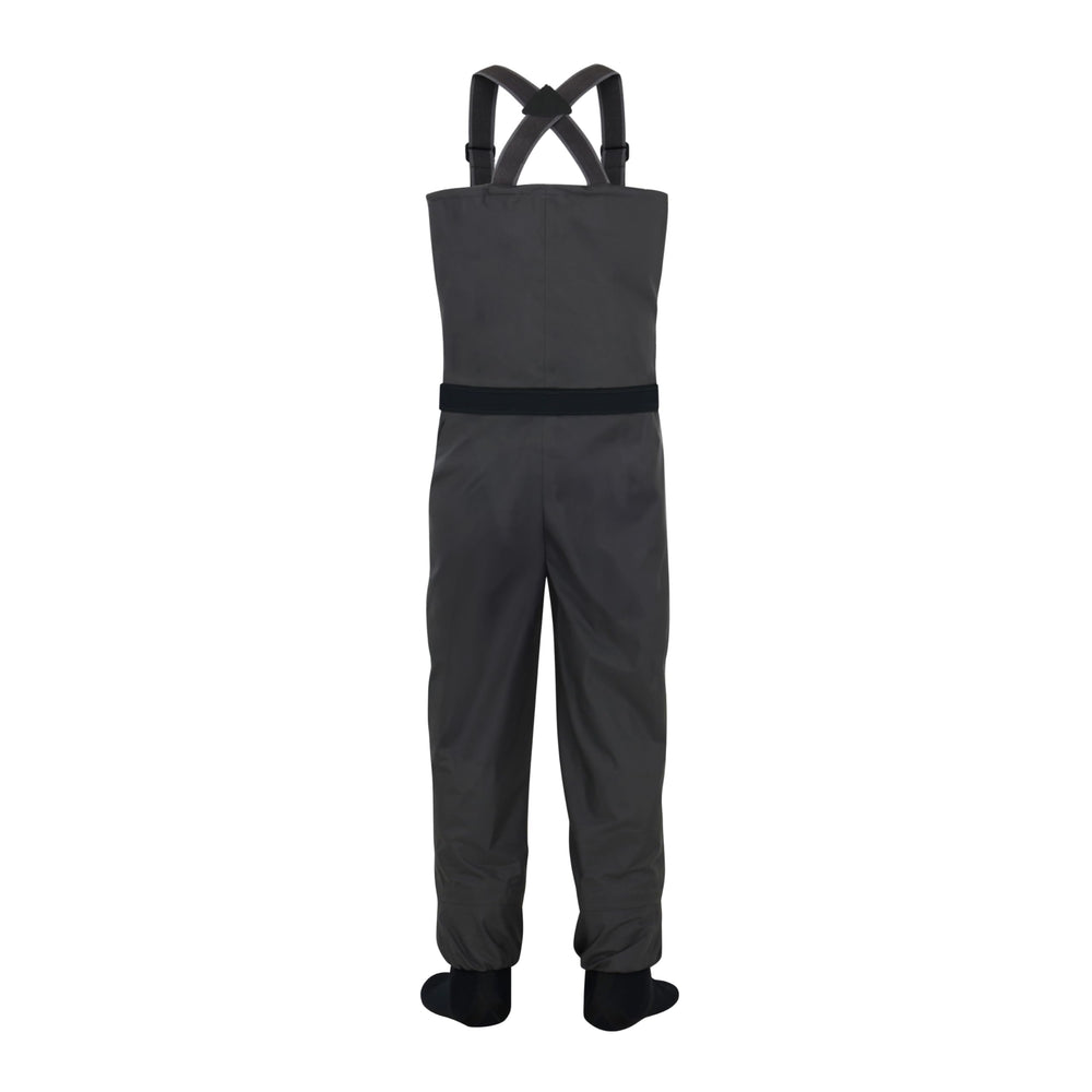 Lumbar support design for safe, snag-free wading