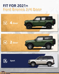 Broaddict off-road rod holder in dual setup, ready to secure two rods on the go.