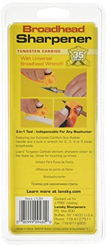 Lansky broadhead and arrow sharpening tool