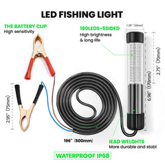 5-meter power cord for Broadroad fishing light