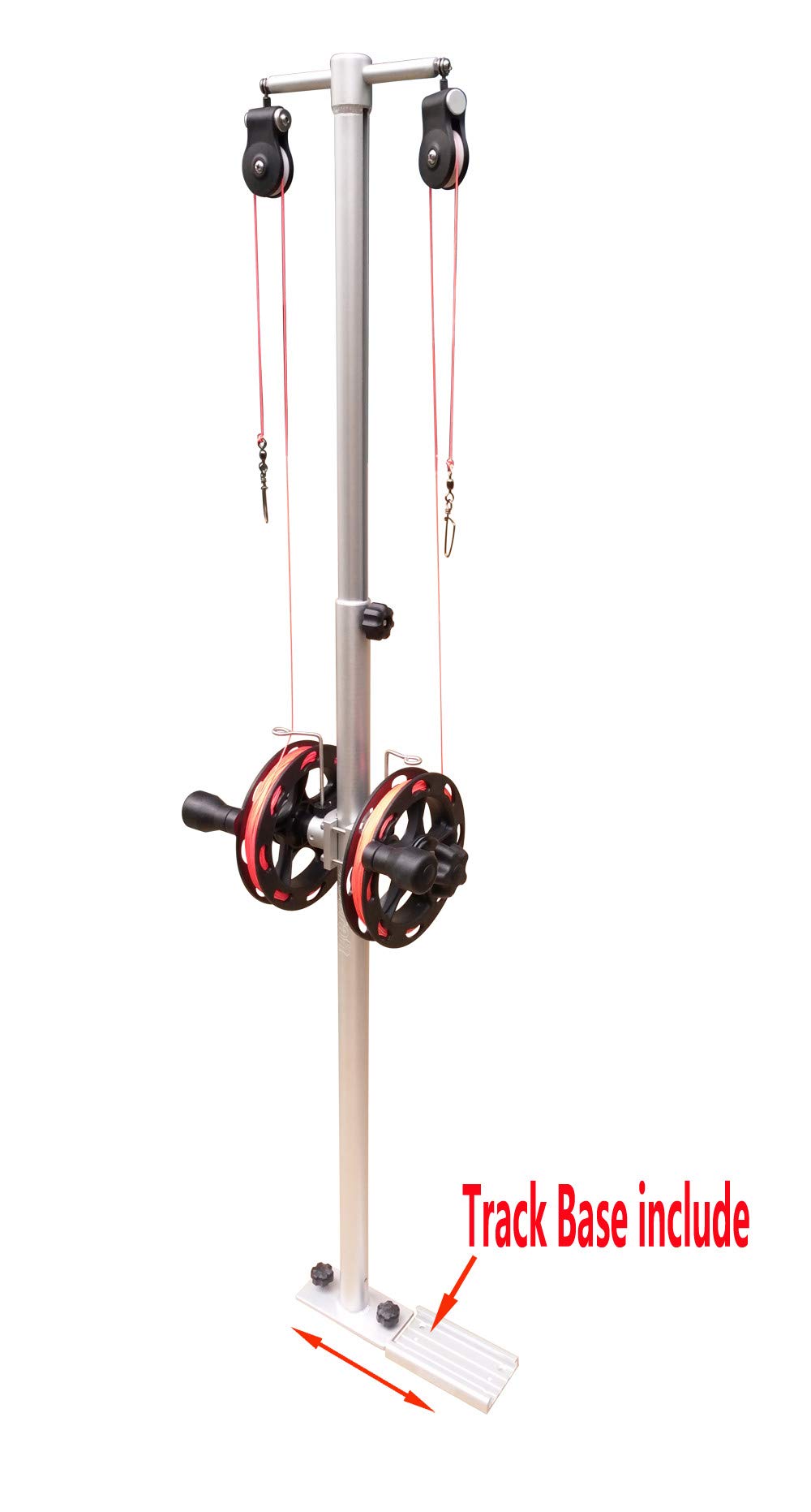 Brocraft includes 200 feet of 200-lb test line for quick setup