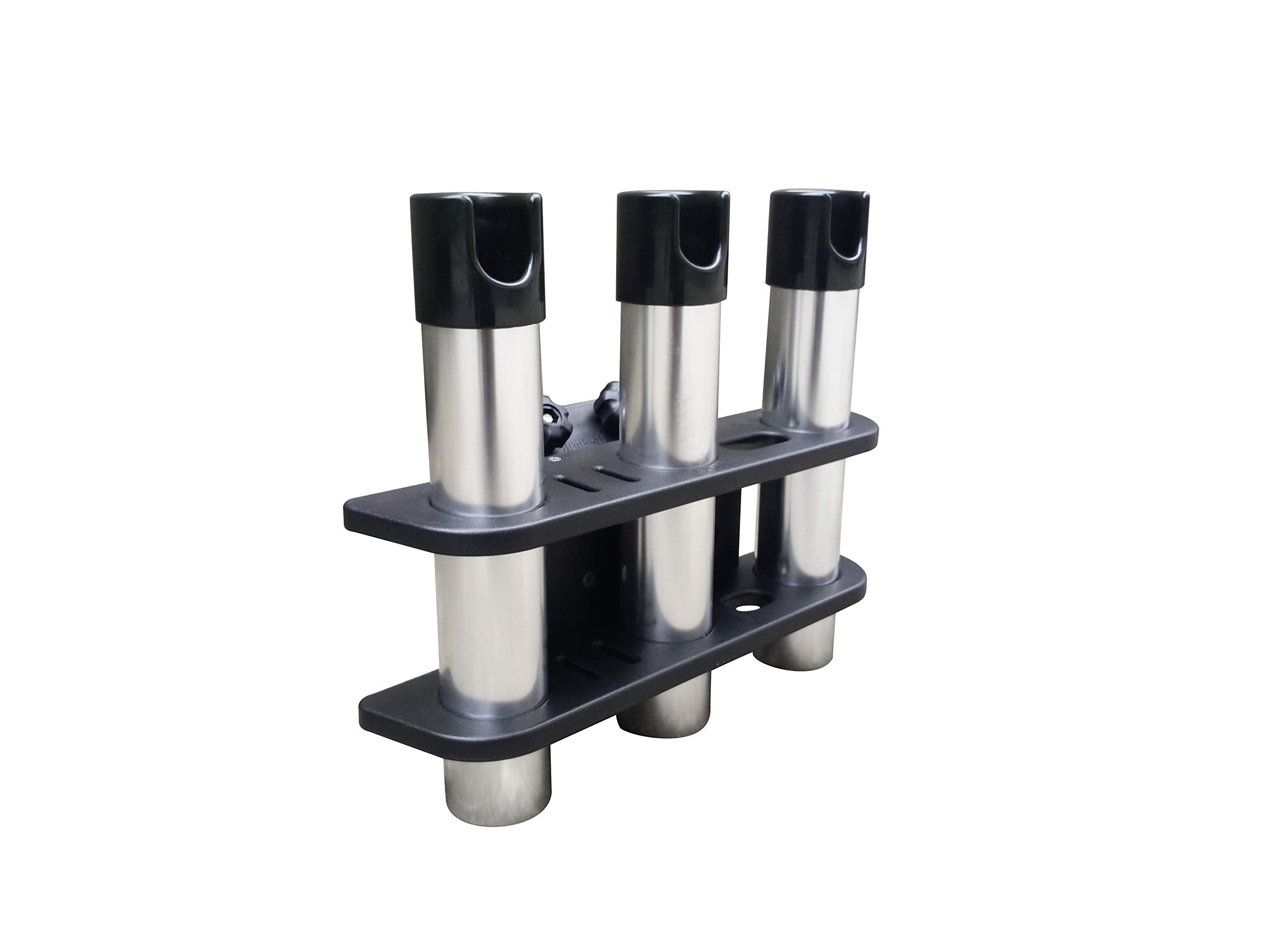Brocraft 3 Rod Storage mounted on Lund track enables quick rod access.