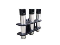 Brocraft 3 Rod Storage mounted on Lund track enables quick rod access.