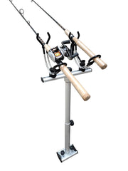 Brocraft 360-degree rotation enables flexible rod angle and placement for crappie fishing