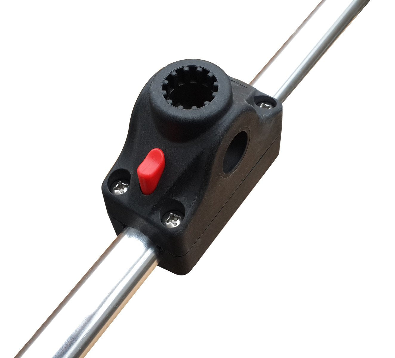 Brocraft 360 pivot enables precise rod positioning and secure hold.