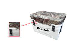 Brocraft Cordura camo cover highlights durable, easy-to-clean exterior
