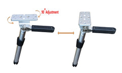 Mounting plate rotating 360 degrees around ball joint