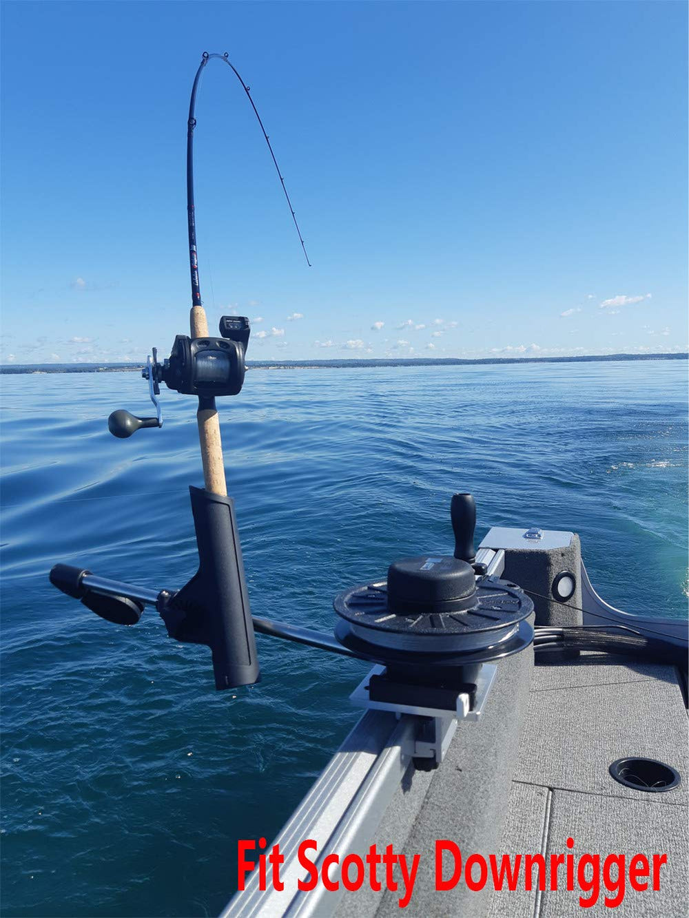 Brocraft Alumacraft downrigger bracket pre-drilled and tapped with screws included