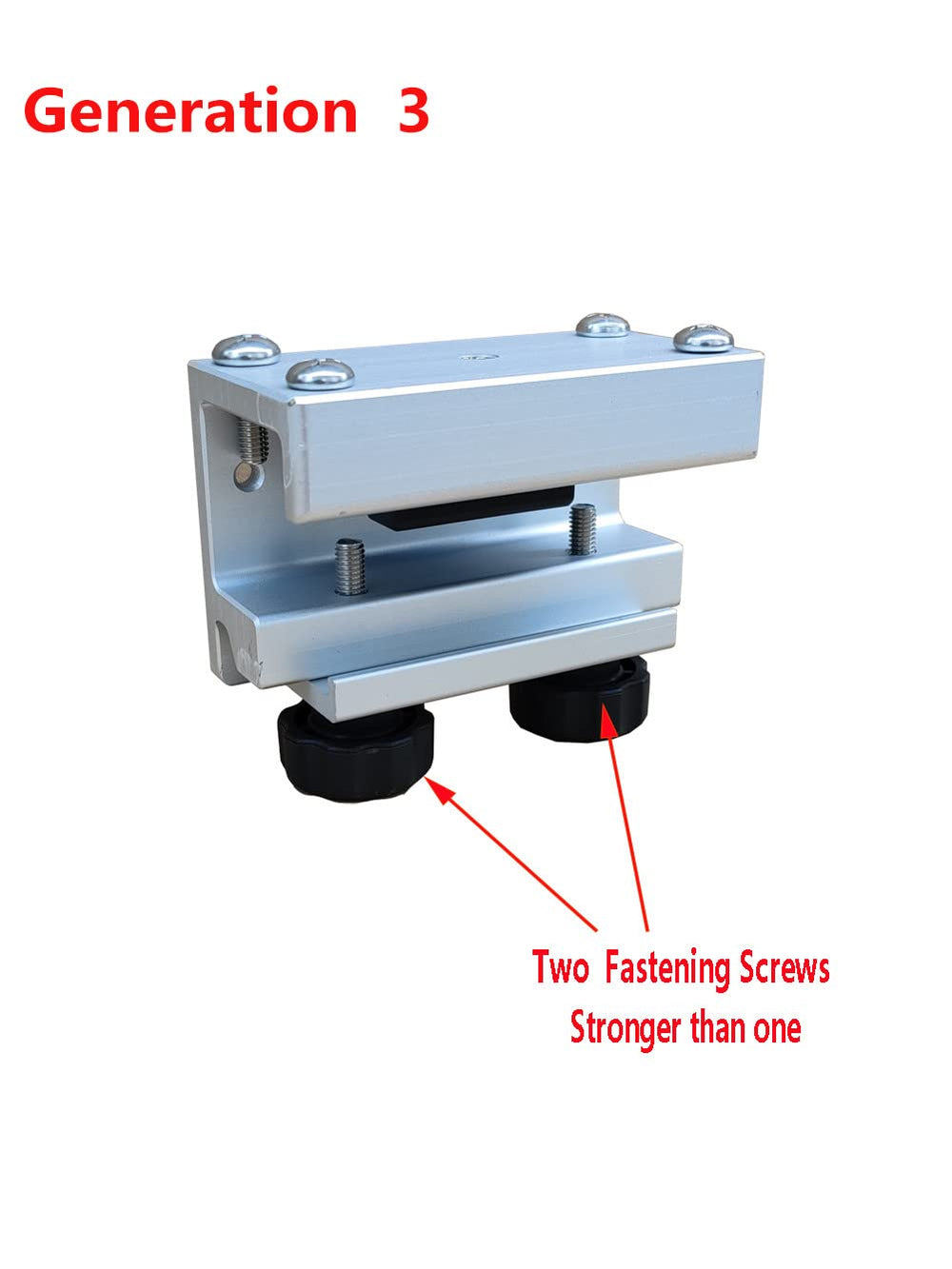 Close-up of CNC machined marine-grade aluminum bracket