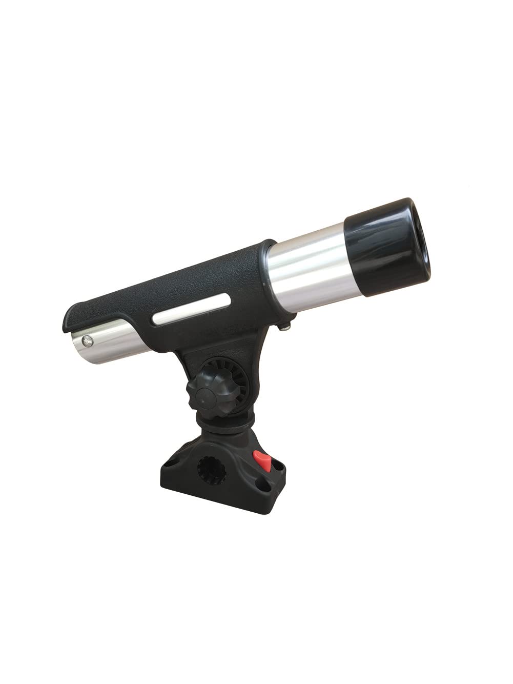 Brocraft aluminum tube rod holder with 360° rotation for flexible setup.