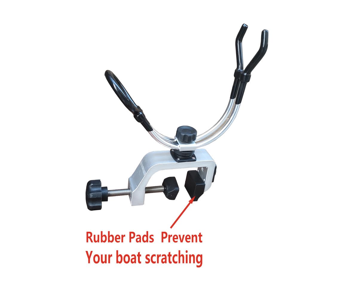 Brocraft universal clamp with 2-5/8 inch opening for versatile boat mounting.
