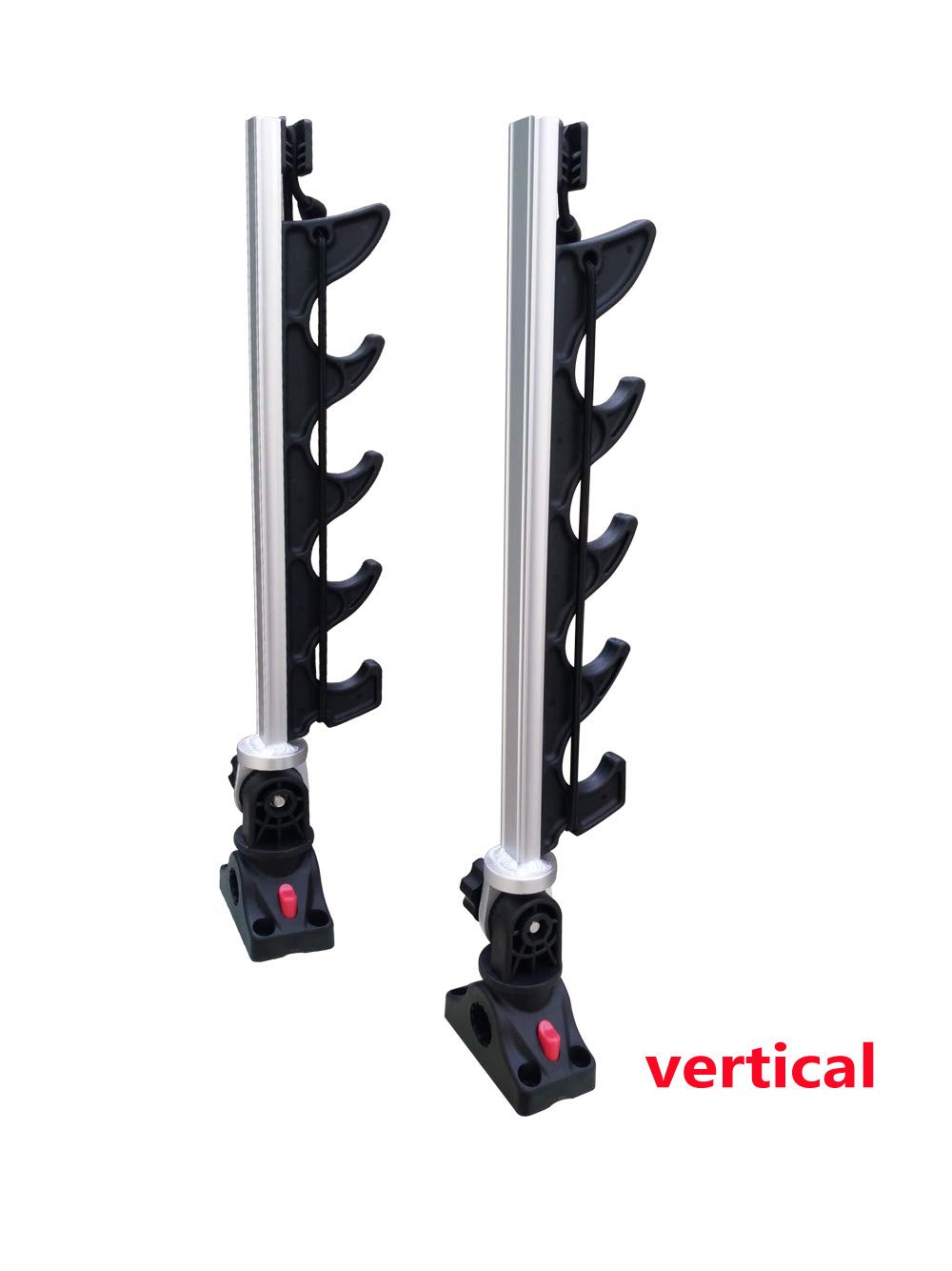Brocraft boat rod storage system keeps gear organized and accessible on deck.