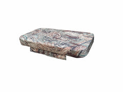 Brocraft cooler seat cushion with stainless steel lid snaps for secure attachment